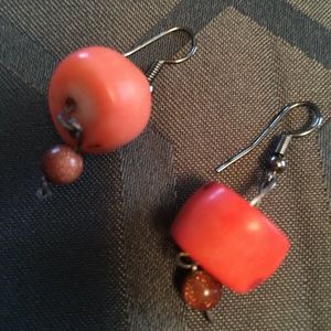 antique coral beads bought in Jerusalem Arab market